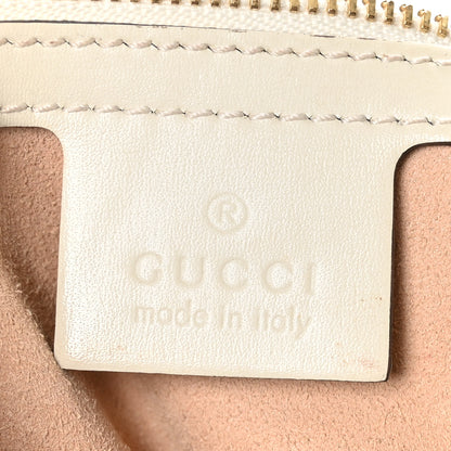 Gucci Boarded Dyana Lux Calfskin Small Jackie 1961 Hobo Mystic White 6 of 10