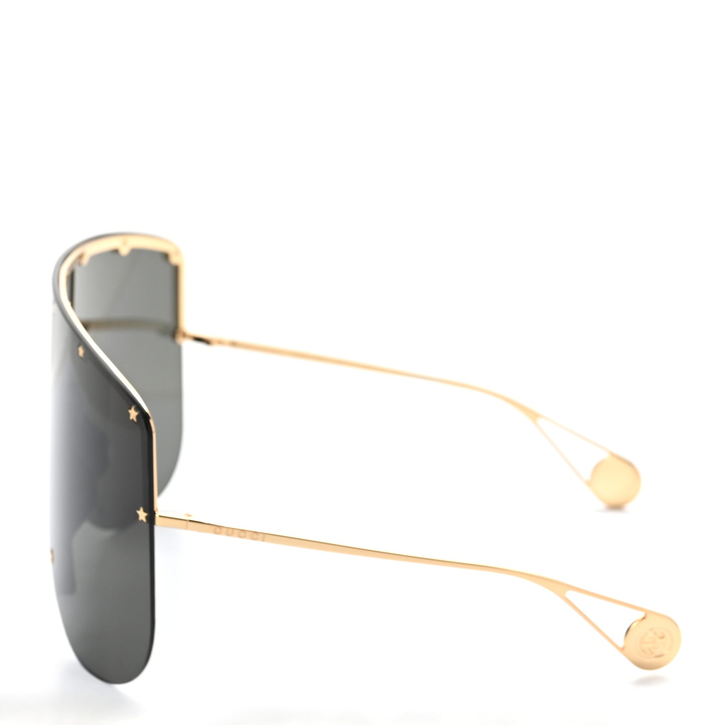Acetate Oversized Aviator Star Sunglasses GG0541S Black