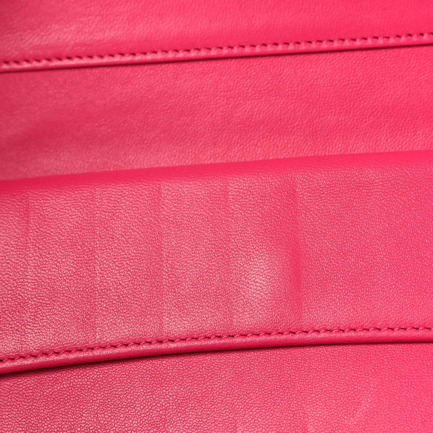 Chanel Lambskin Quilted Large Gusset Flap Wallet Pink 8 of 9