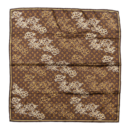 Louis Vuitton Silk Monogram Dentelle Scarf 1 of 4