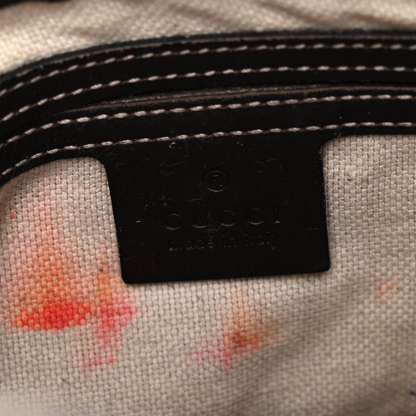GG Supreme Monogram Belt Bag Dark Brown
