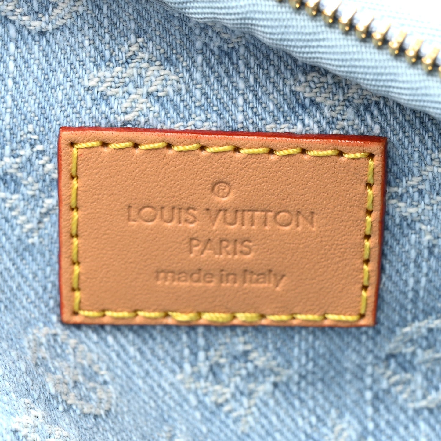 Monogram Denim Mini Bumbag Sky Blue