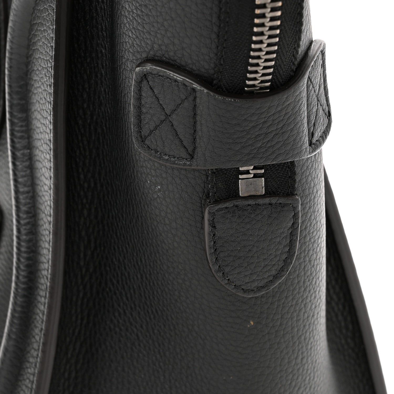 Celine Drummed Calfskin Micro Luggage Black 11 of 16