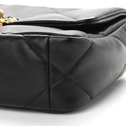 Chanel Lambskin Quilted Medium Chanel 19 Flap Black 9 of 9