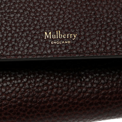 Mulberry Natural Grain Calfskin Continental Wallet Oxblood 6 of 9