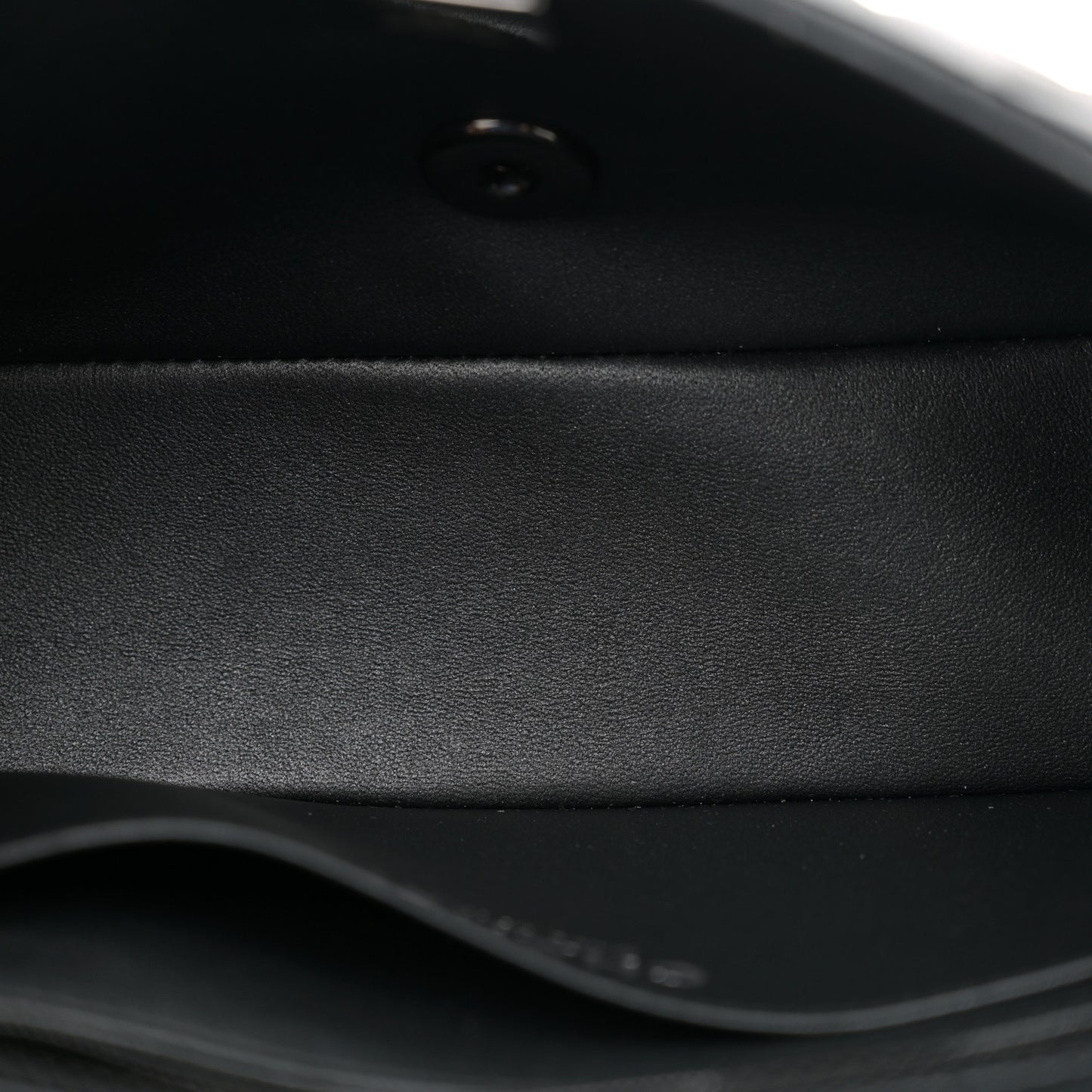 Lambskin Quilted Mini Rectangular Flap So Black