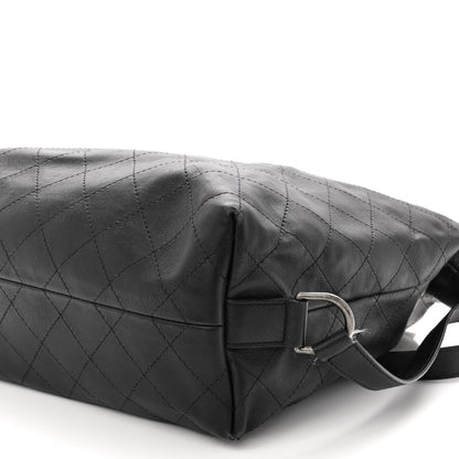 Chanel Calfskin Stitched Large Hobo Black 9 of 10