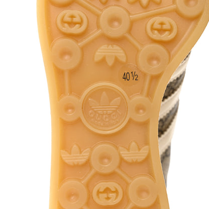 Gucci X ADIDAS GG Supreme Monogram Gazelle Wedge Sneakers 40.5 Beige Ebony Off White New Shamarock 7 of 8