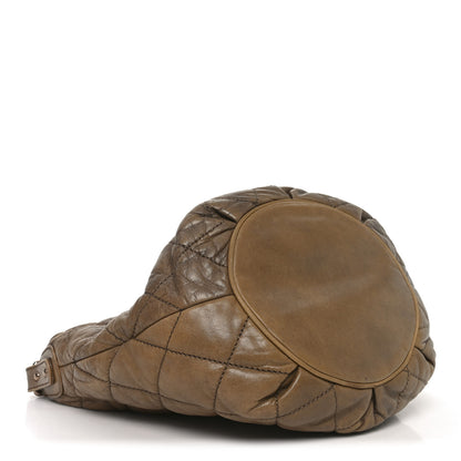 Chanel Lambskin Quilted Cloudy Bundle Hobo Beige 4 of 10