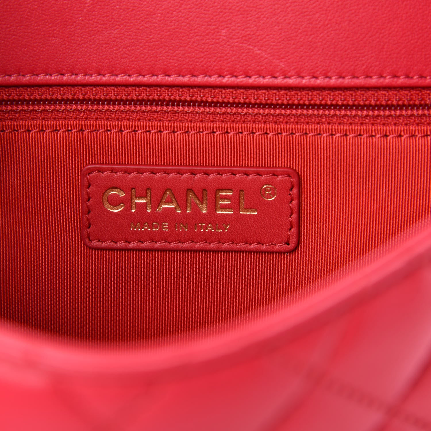 Chanel Lambskin Quilted Mini Mademoiselle Chic Flap Dark Pink 8 of 11