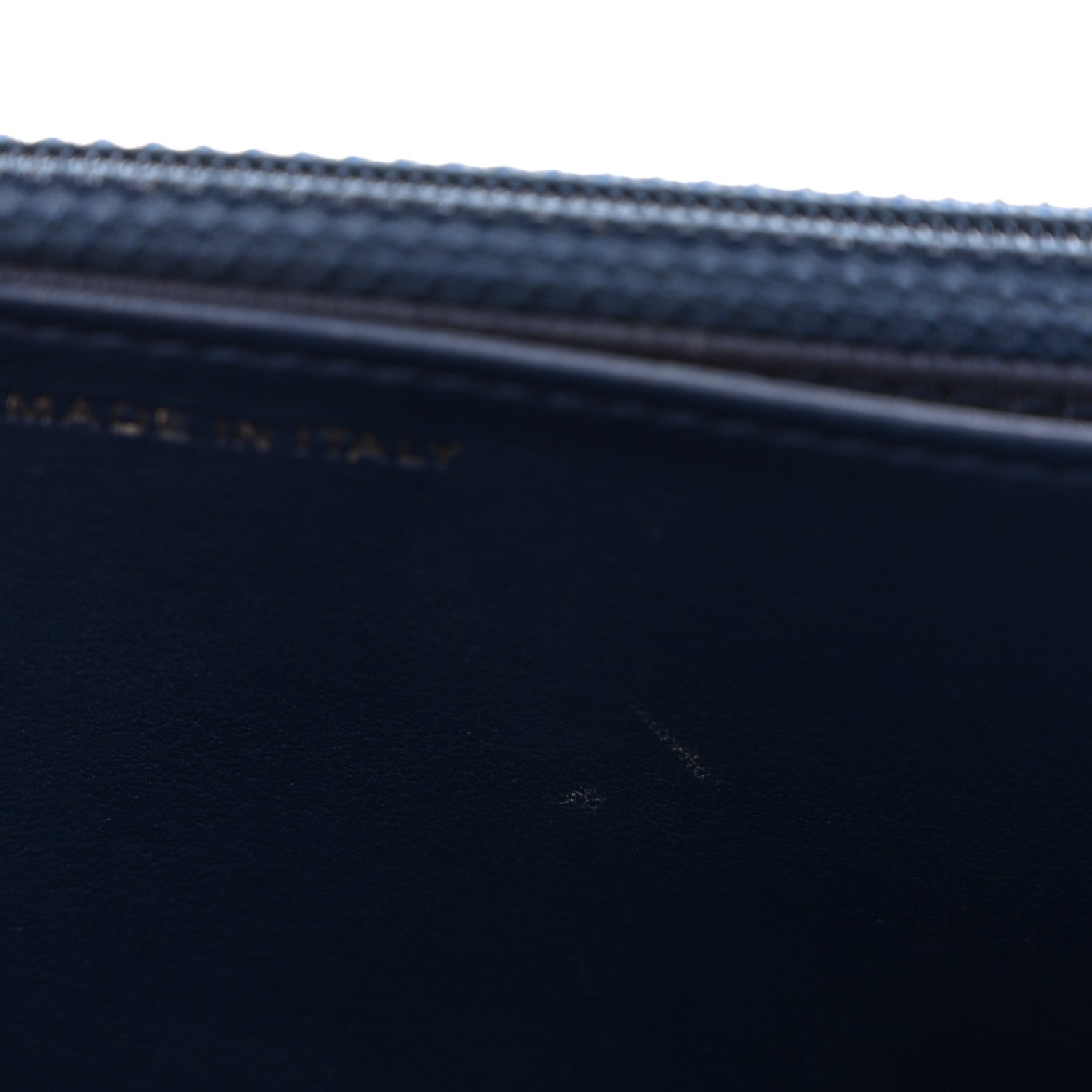 Chanel Caviar Quilted Wallet on Chain WOC Navy Blue 12 of 14