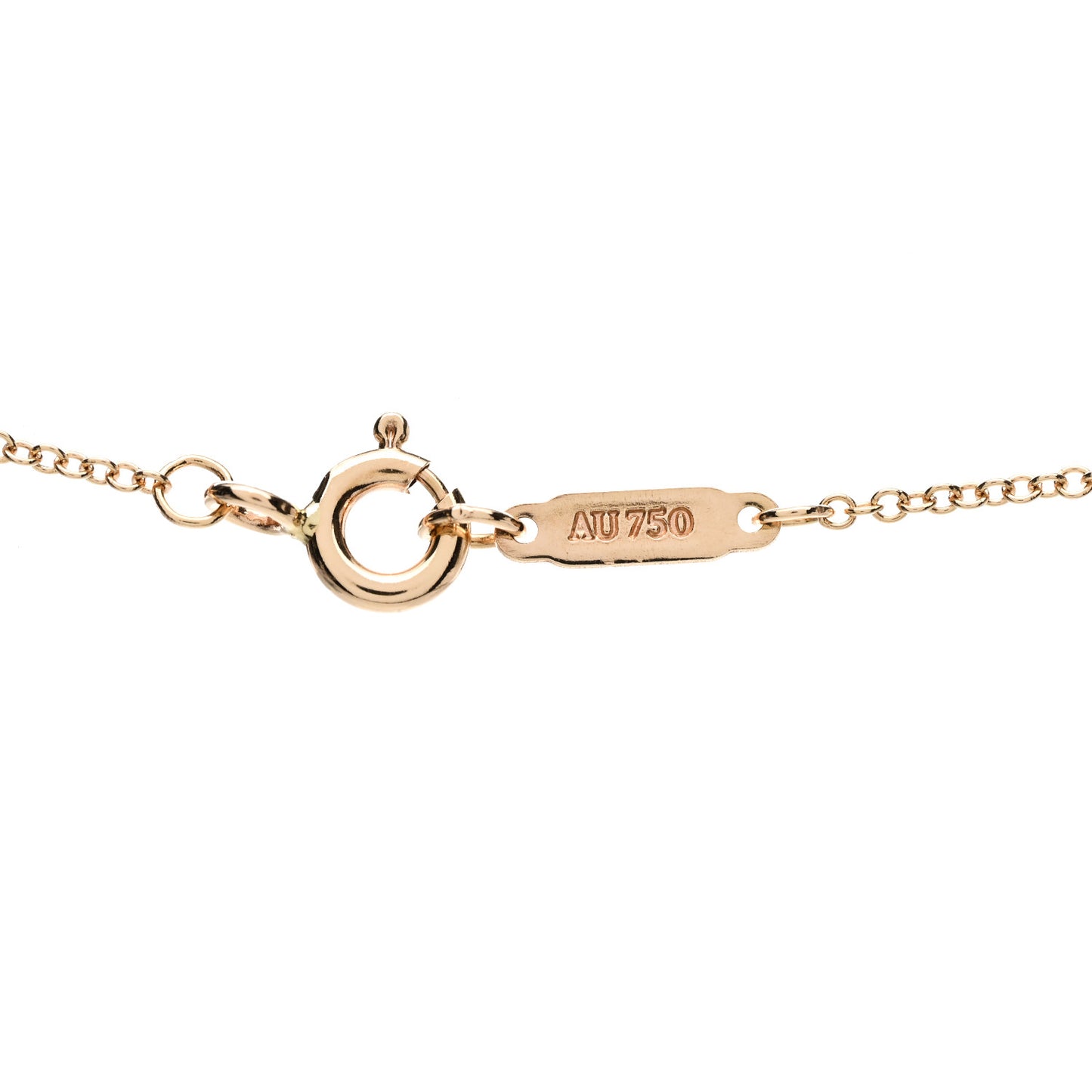 18K Rose Gold Diamond Save The Wild Elephant Pendant Necklace