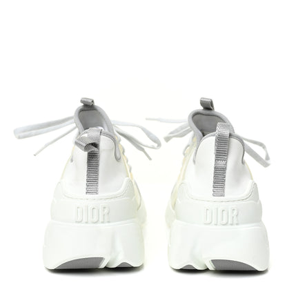 Christian Dior Neoprene Rubber Spatial Print Womens D-Connect Sneakers 38.5 White 4 of 15