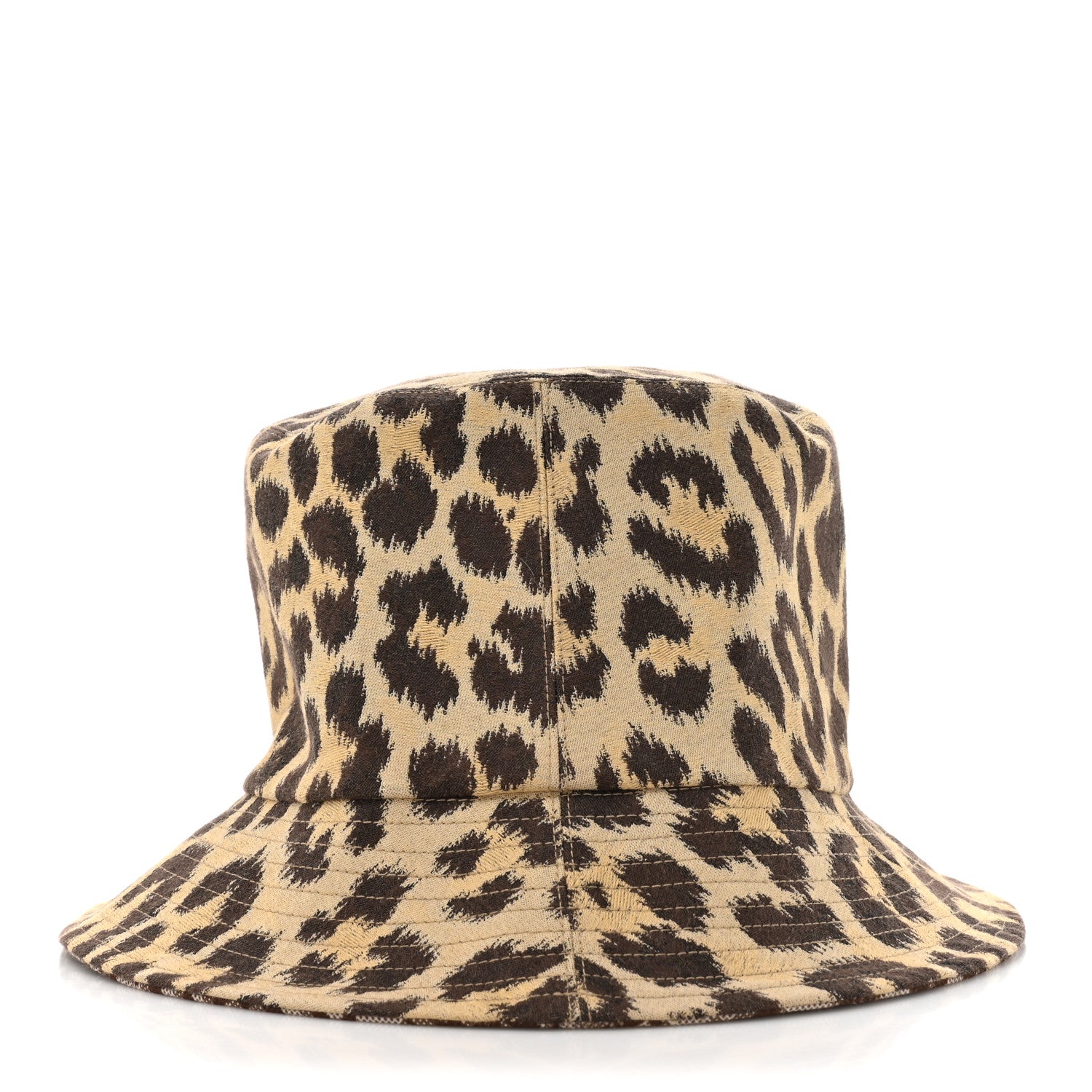 Christian Dior Oblique Leopard Reversible Mizza Bucket Hat Beige 12 of 12