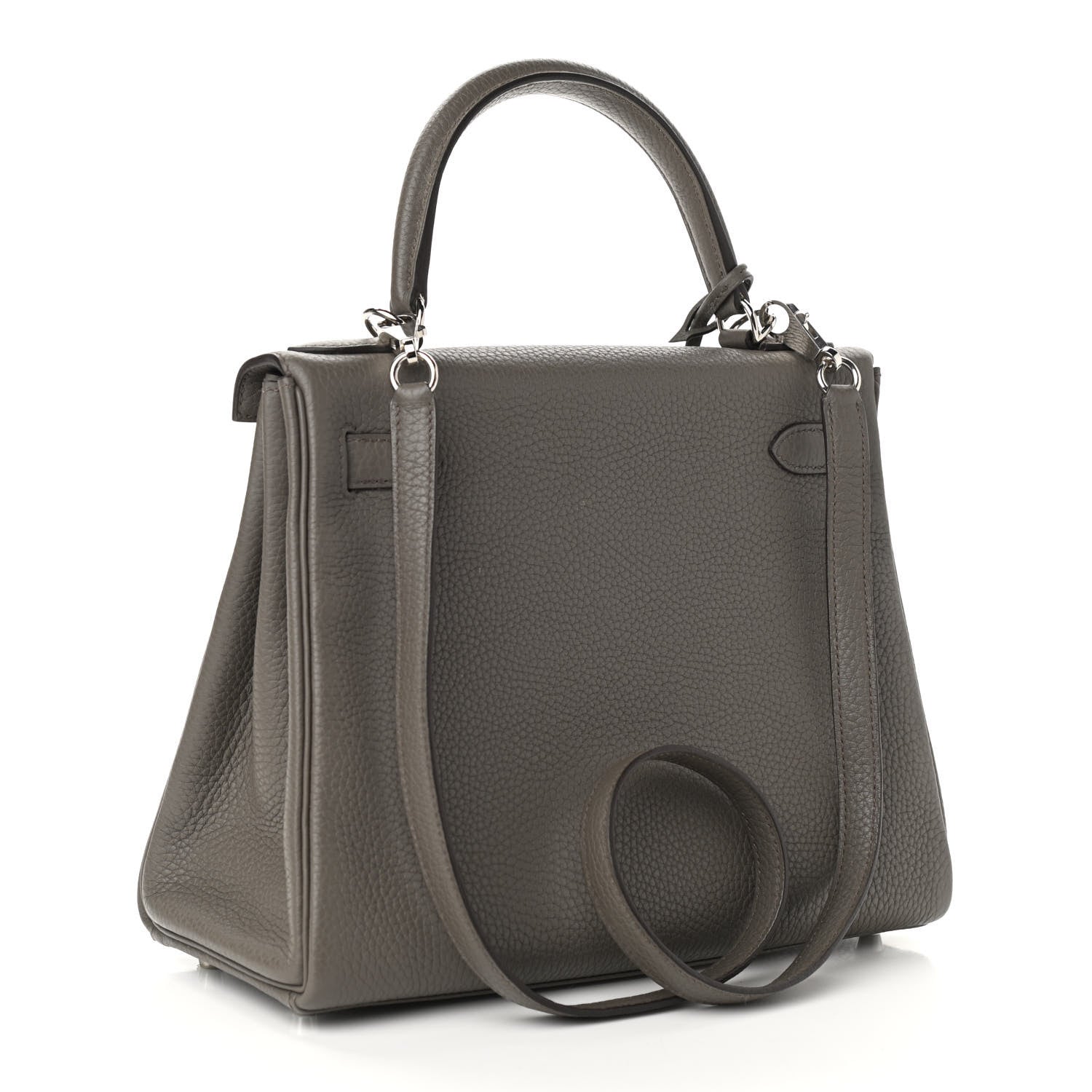 Hermes Taurillon Clemence Kelly Retourne 28 Etain 2 of 14