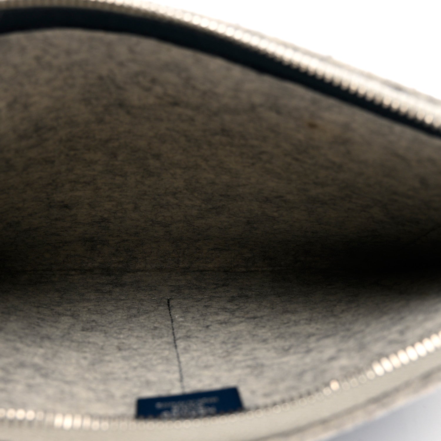 Hermes Felt Epsom Colorblock Toodoo 29 Zip Pouch 5 of 7