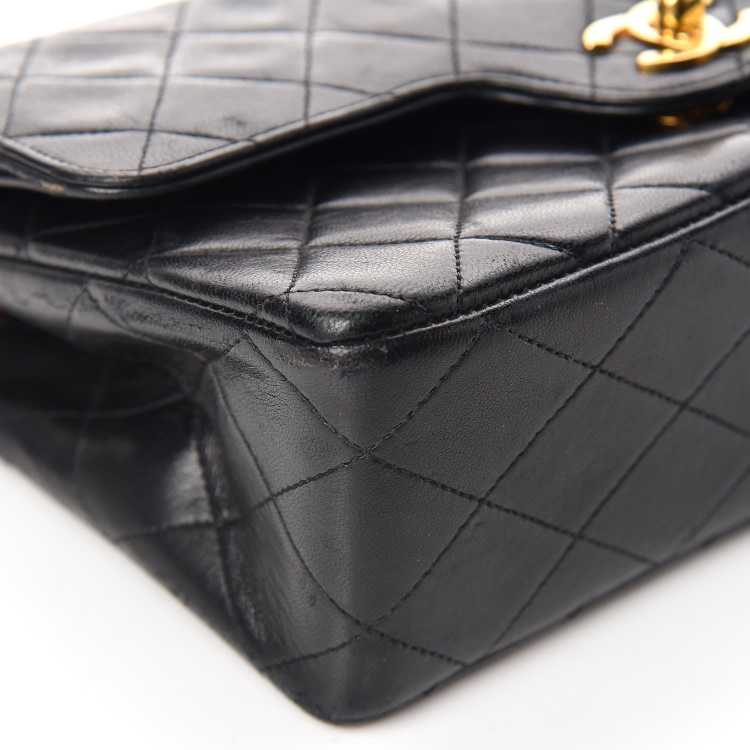 Chanel Lambskin Quilted Small Double Flap Black 11 of 20