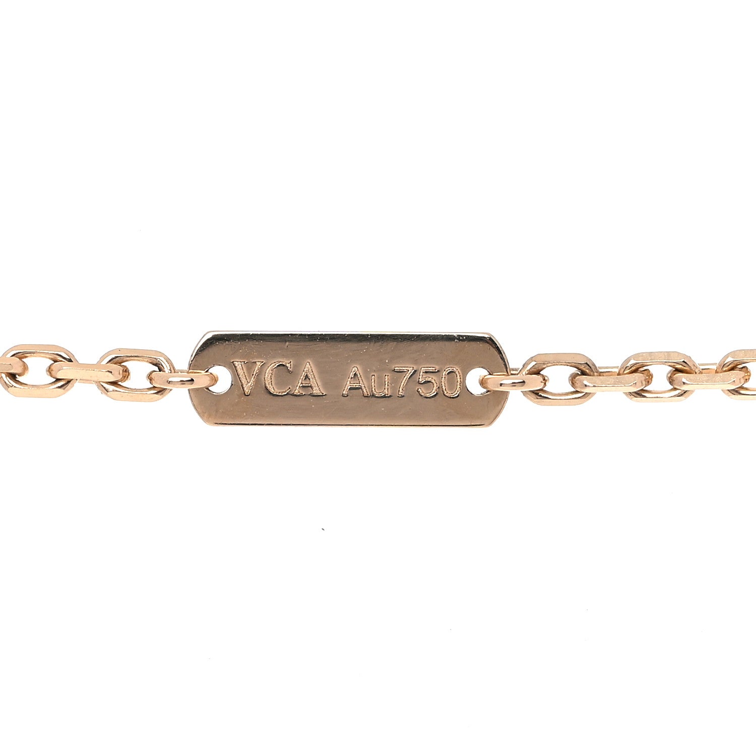 Van Cleef & Arpels 18K Yellow Gold Guilloche Magic Alhambra Long Necklace 5 of 8