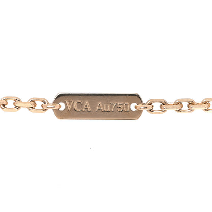 Van Cleef & Arpels 18K Yellow Gold Guilloche Magic Alhambra Long Necklace 5 of 8