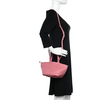 Mansur Gavriel Calfskin Mini Tulipano Bag Peony 2 of 9