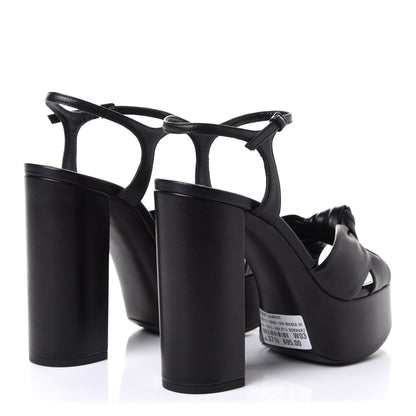 Saint Laurent Vendome Bianca 85 Platform Sandals 37.5 Black 4 of 11