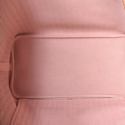 Louis Vuitton Damier Azur Neo Neverfull MM Rose Ballerine 5 of 8