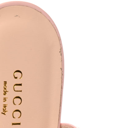 Gucci Calfskin GG Marmont Ankle Wrap 30/85mm Platform Sandals 39.5 Perfect Pink 8 of 9