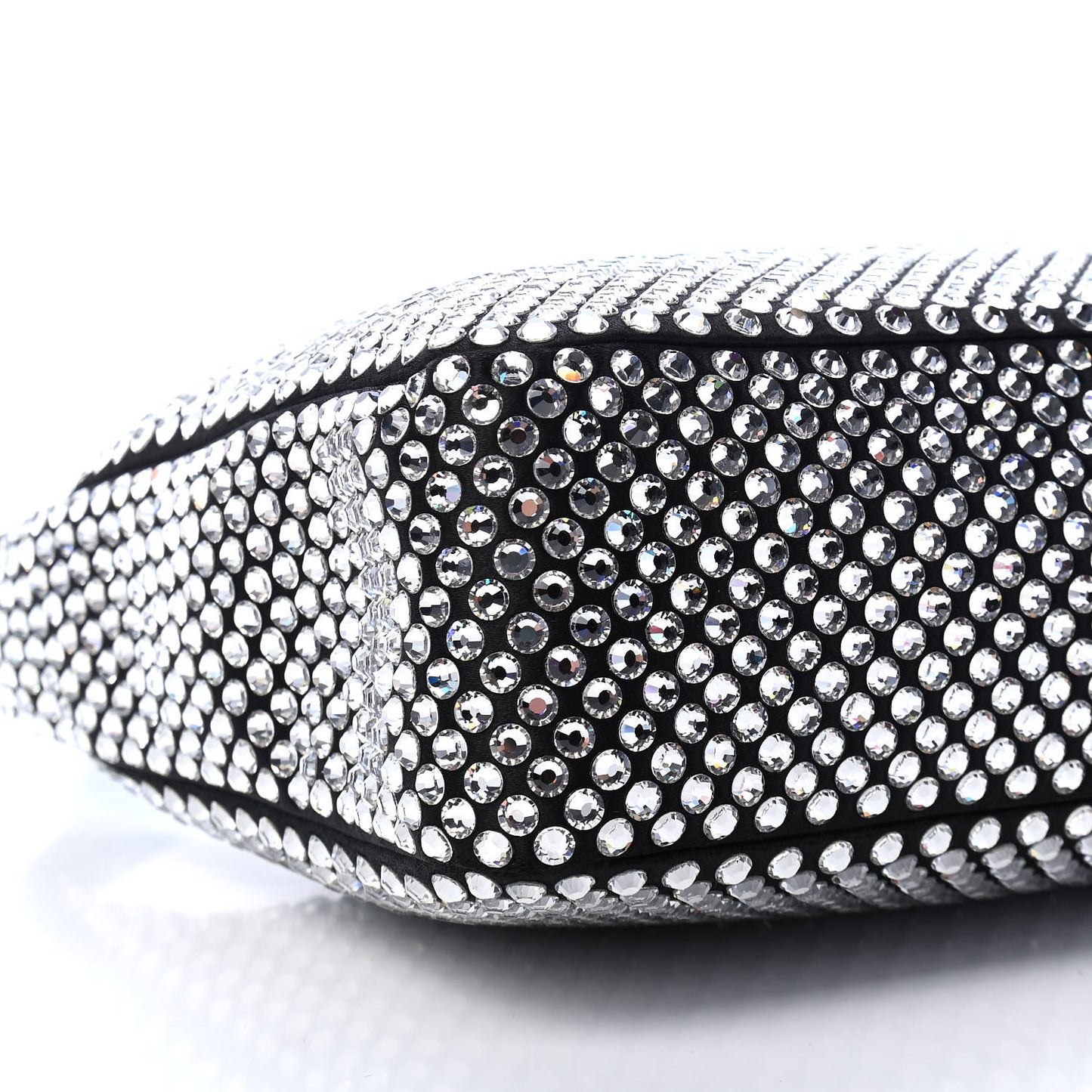 Satin Crystal Mini Re-Edition 2000 Bag Cristal