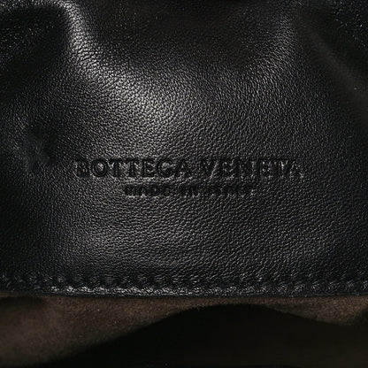 Bottega Veneta Nappa Intrecciato Snakeskin Small Flow Wave Tote Black 5 of 12
