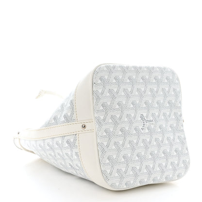 Goyard Goyardine Petit Flot Bucket Bag PM White 4 of 9