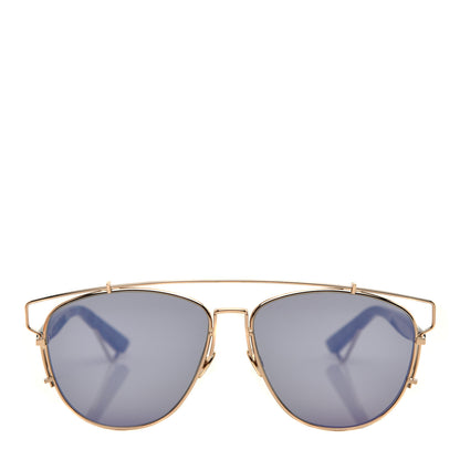 Christian Dior Metal Technologic Sunglasses Gold Blue 2 of 8