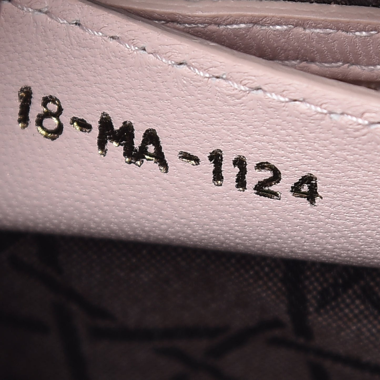 Lambskin Cannage Medium Lady Dior Light Pink