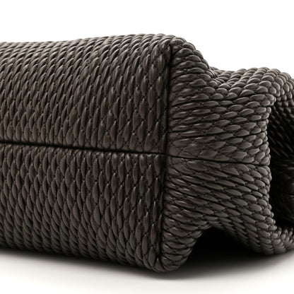 Bottega Veneta Lambskin Knit Medium The Point Triangle Bag Fondant 8 of 11