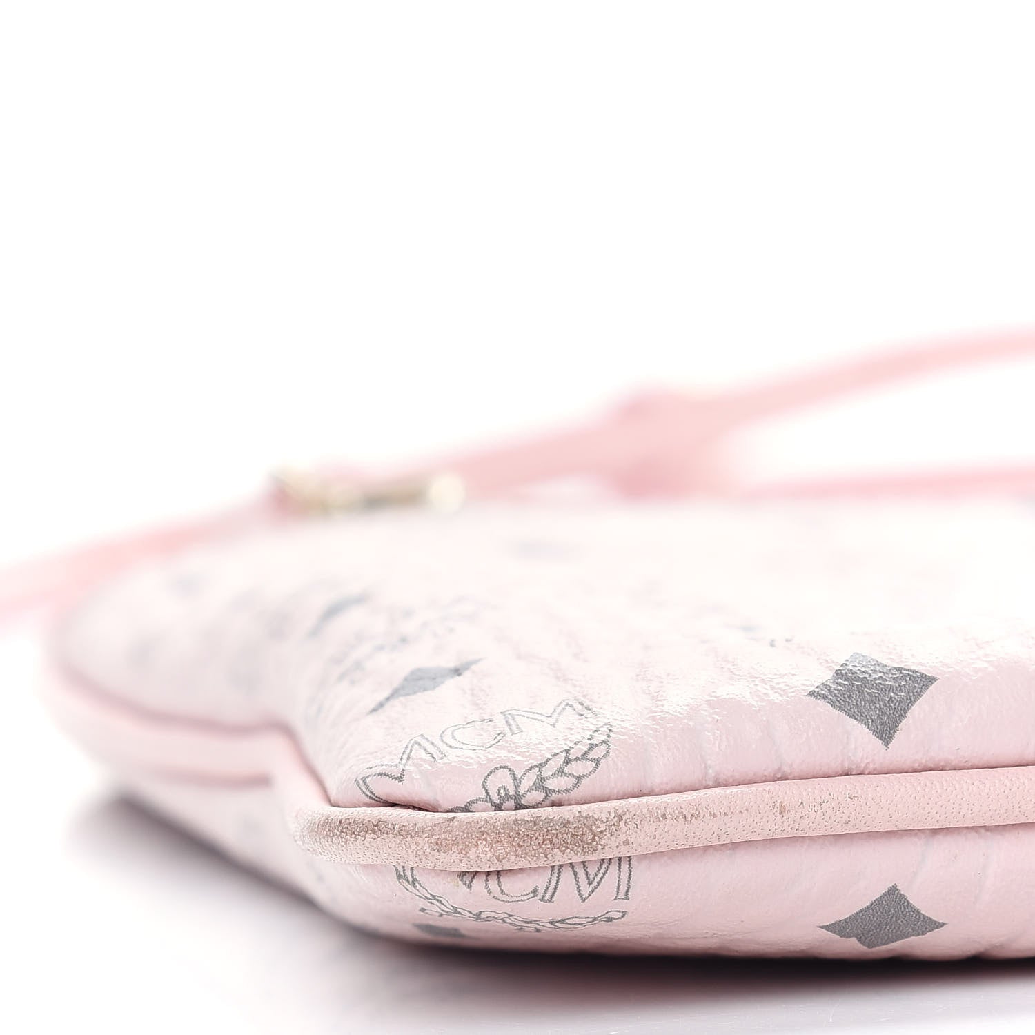 MCM Visetos Medium Crossbody Pouch Soft Pink 7 of 8