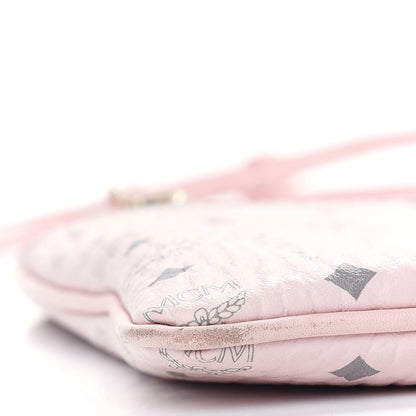 MCM Visetos Medium Crossbody Pouch Soft Pink 7 of 8