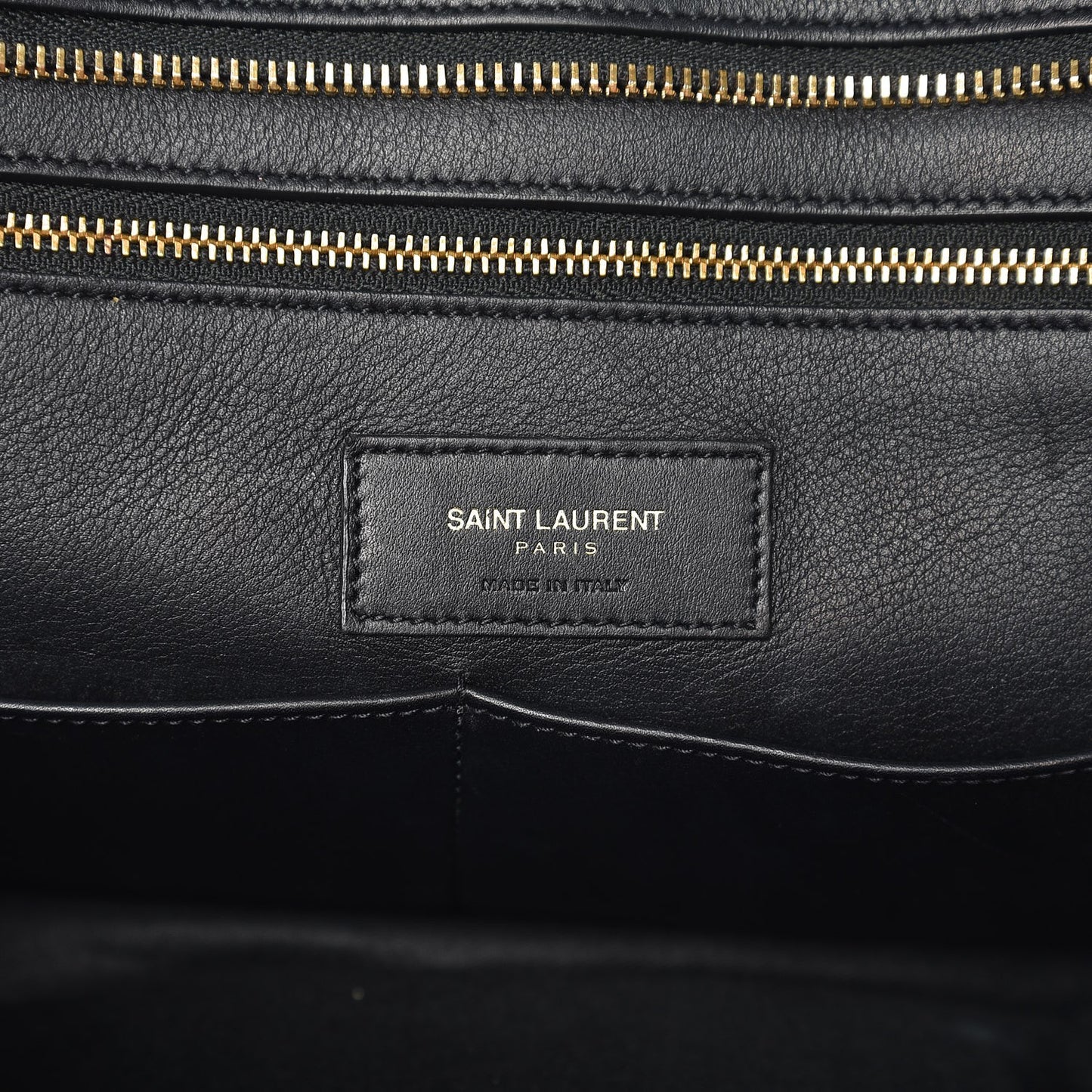 Smooth Calfskin Medium Monogram Cabas Black