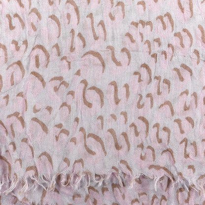 Louis Vuitton Cashmere Silk Leopard Etole Stole Pink 3 of 3