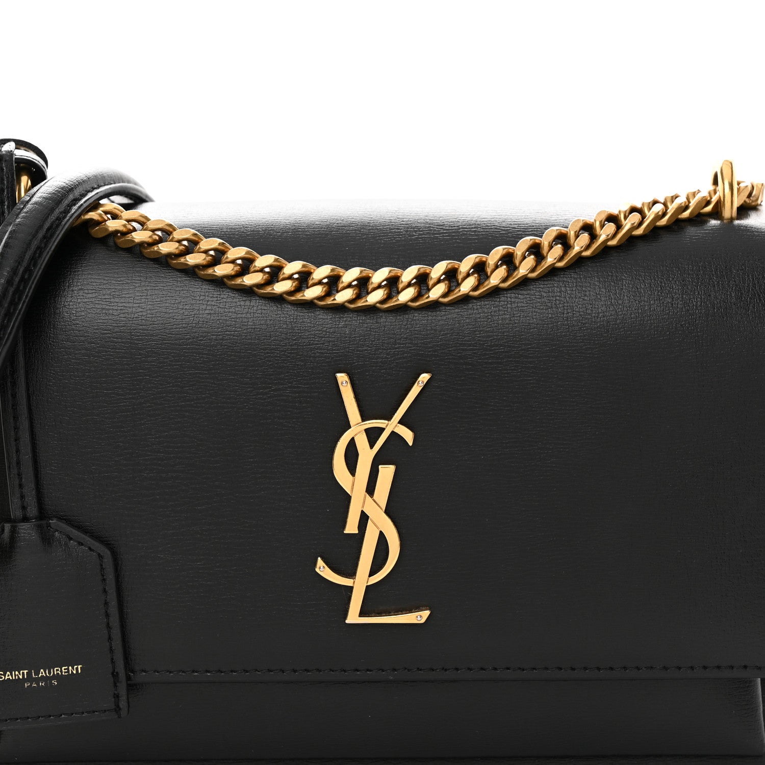 Saint Laurent Calfskin Medium Monogram Sunset Black 9 of 17