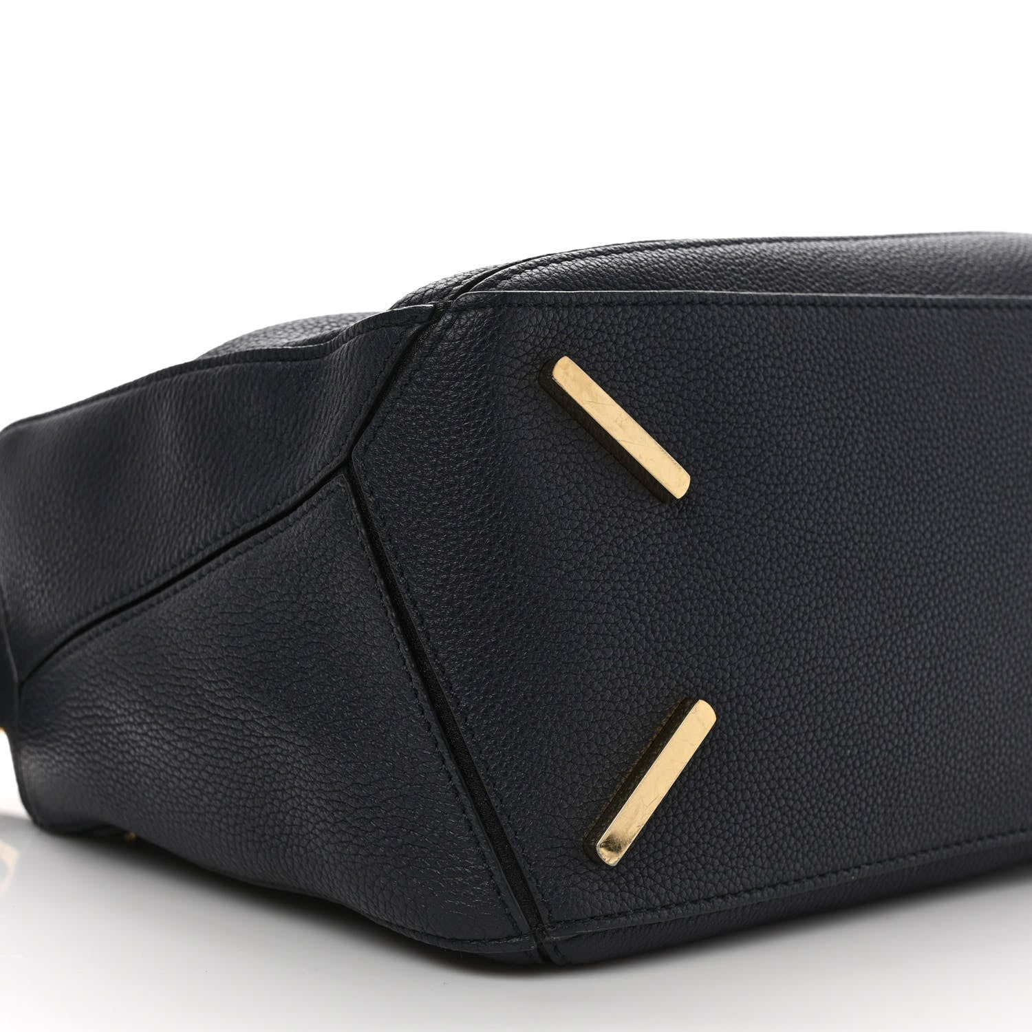 Loewe Calfskin Medium Puzzle Bag Midnight Blue Black 7 of 9