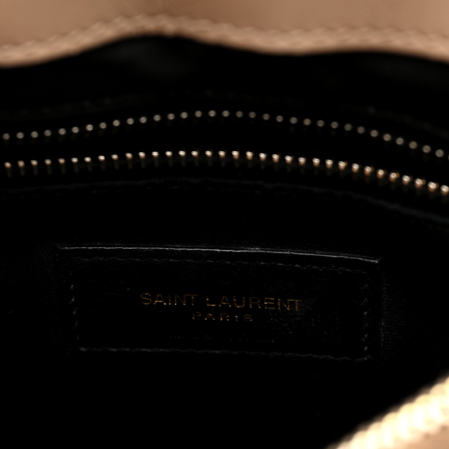 Saint Laurent Calfskin Y Quilted Monogram Medium Loulou Chain Satchel Dark Beige 6 of 9