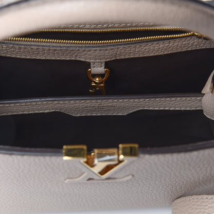 Louis Vuitton Taurillon Capucines BB Galet 5 of 9