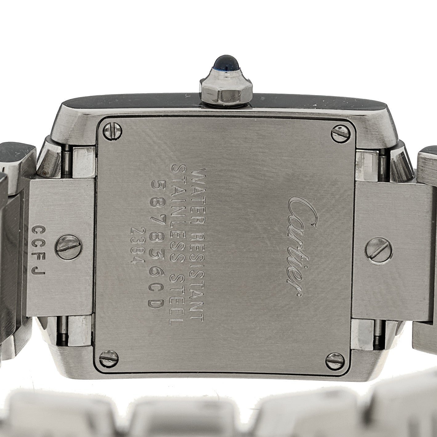 Cartier Stainless Steel 20mm Tank Francaise Quartz Watch 4 of 4