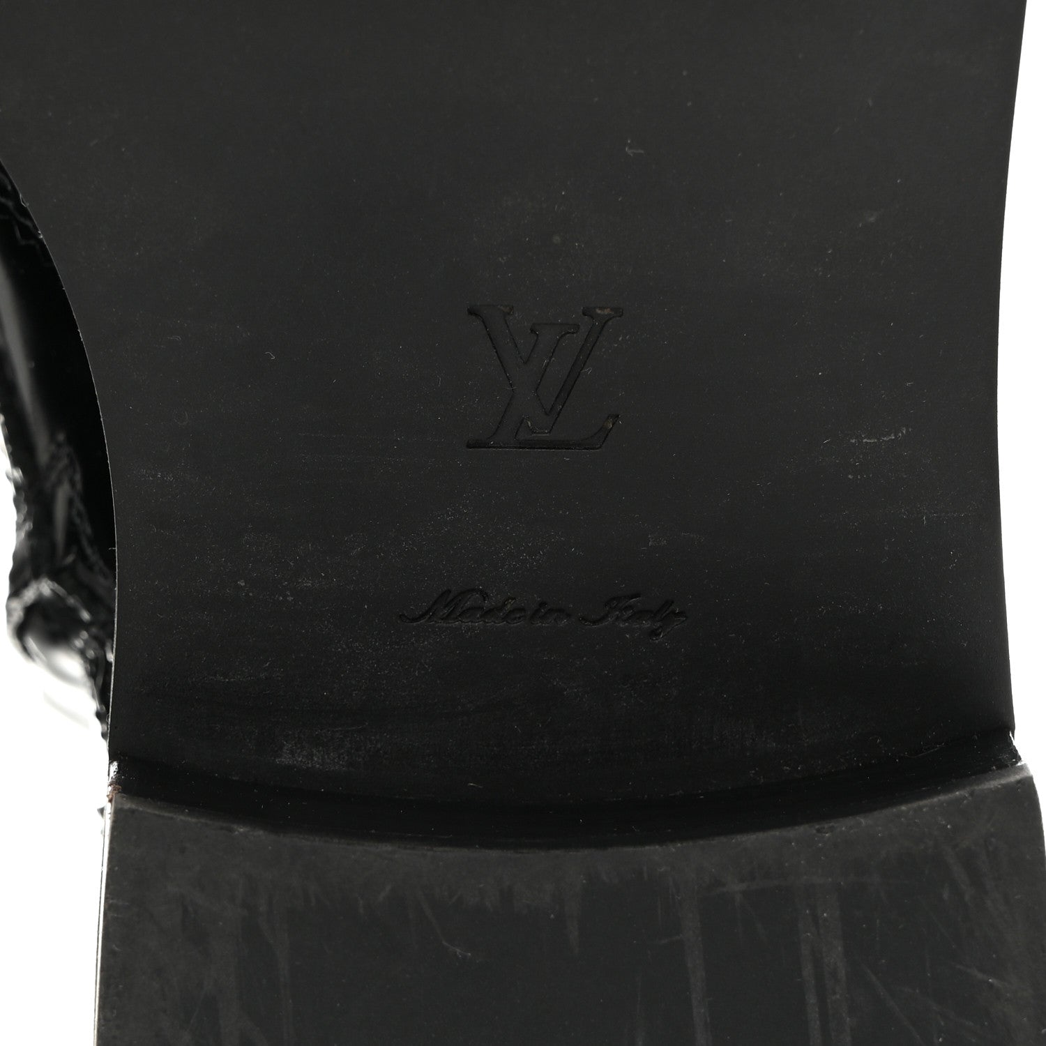 Louis Vuitton Glazed Calfskin Midtown Ankle Boots 37 Black 8 of 8