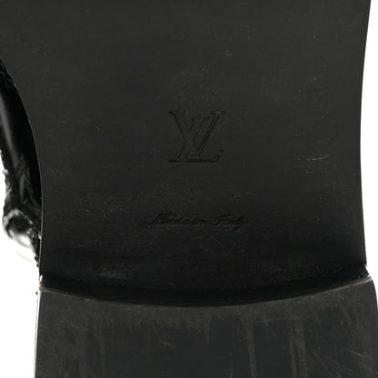 Louis Vuitton Glazed Calfskin Midtown Ankle Boots 37 Black 8 of 8