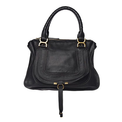 Chloe Calfskin Medium Marcie Satchel Black 1 of 13