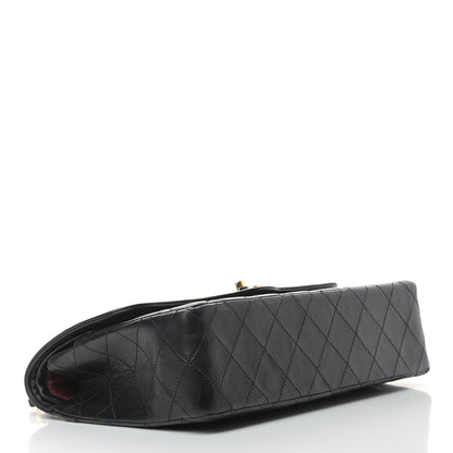 Chanel Lambskin Quilted Medium Double Flap Black 3 of 13