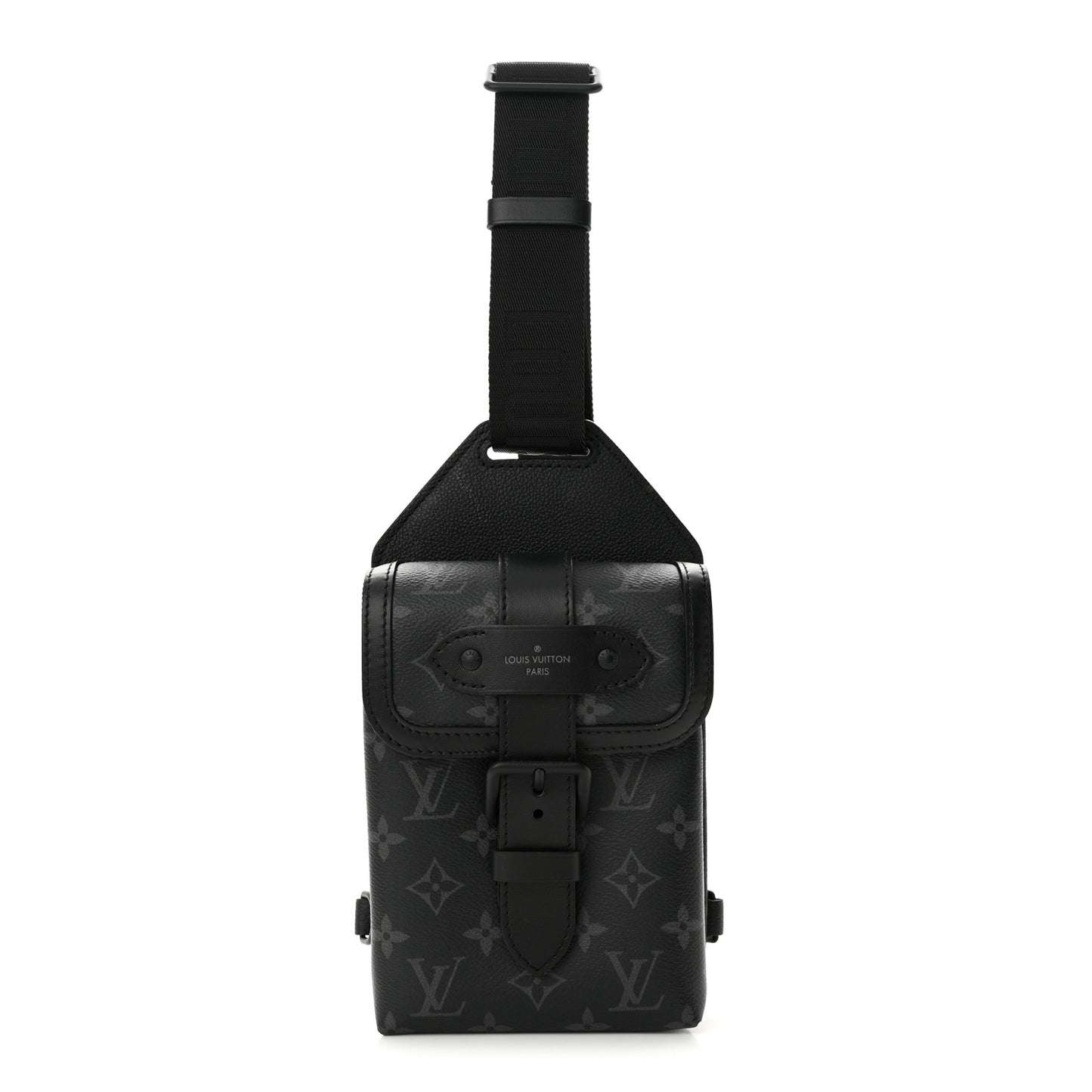 Monogram Eclipse Saumur Slingbag Black