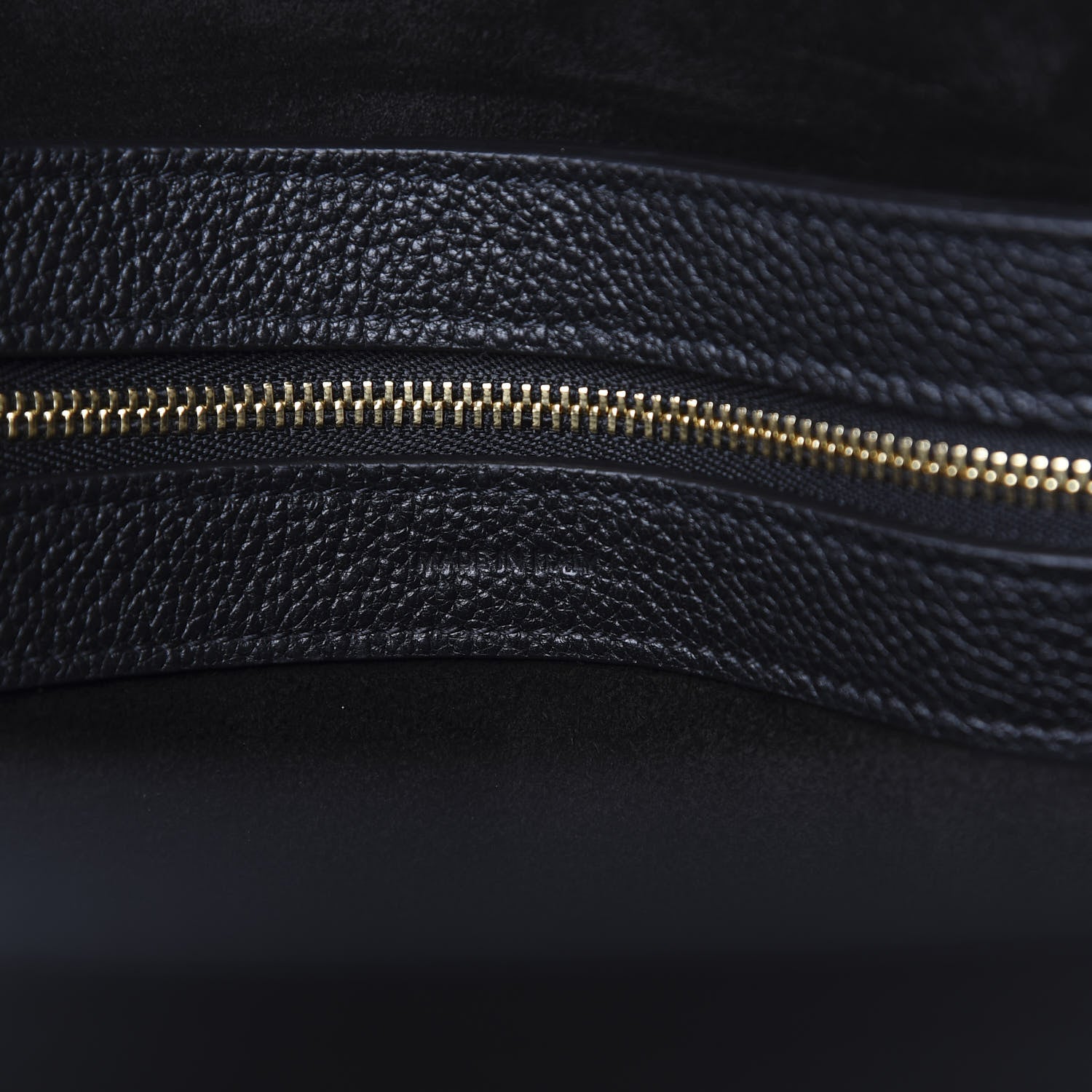 Celine Soft Grained Calfskin Medium Belt Cabas Phantom Black 6 of 9