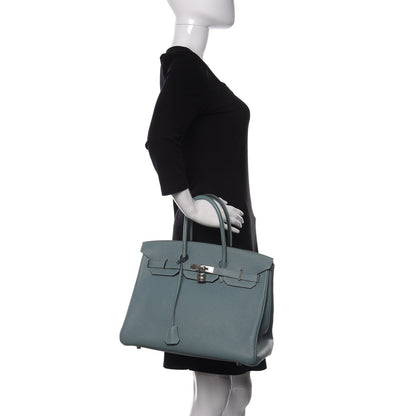 Hermes Togo Birkin 35 Blue Jean 2 of 15