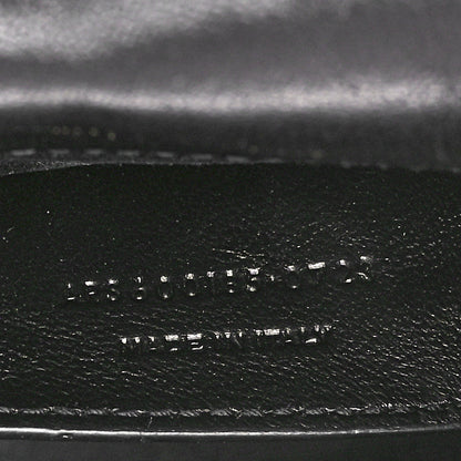 Saint Laurent Lambskin Mixed Matelasse Triquilt Medium Monogram Satchel Black 7 of 10